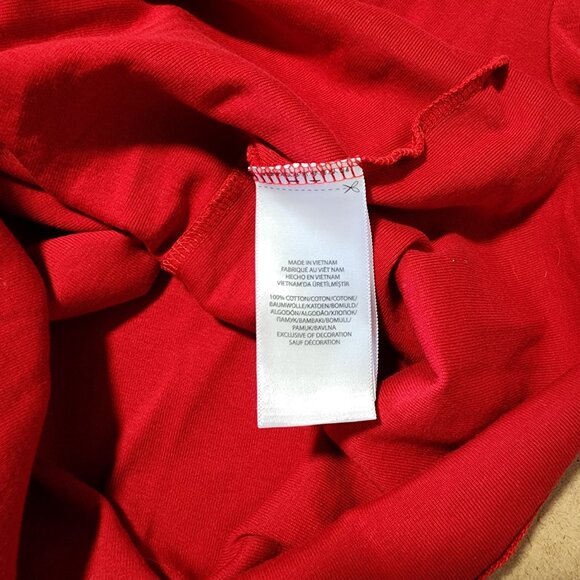 Bundle Of Two Red Polo Ralph Lauren Long Sleeve Top Large - Picture 8 of 8